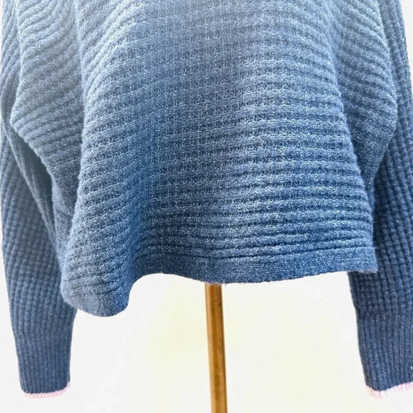 NWT SO GOODS FOR LIFE Juniors Long Sleeve V-Neck Pullover Blue Sweater Size XXL - Picture 3 of 12